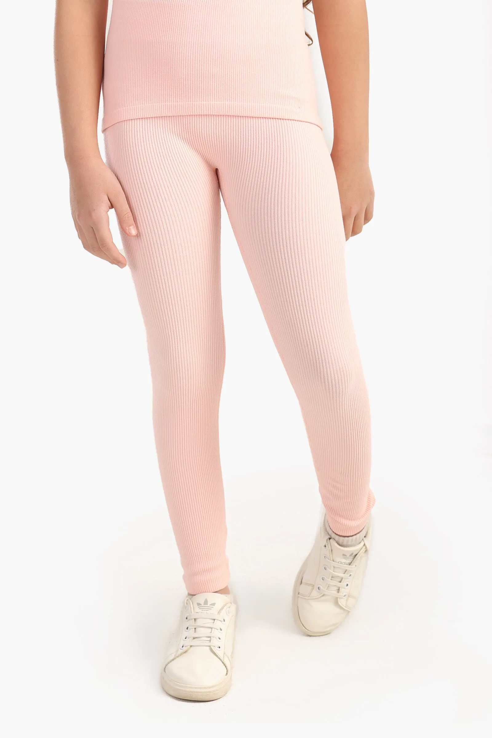 Girly Ribbed Leggings