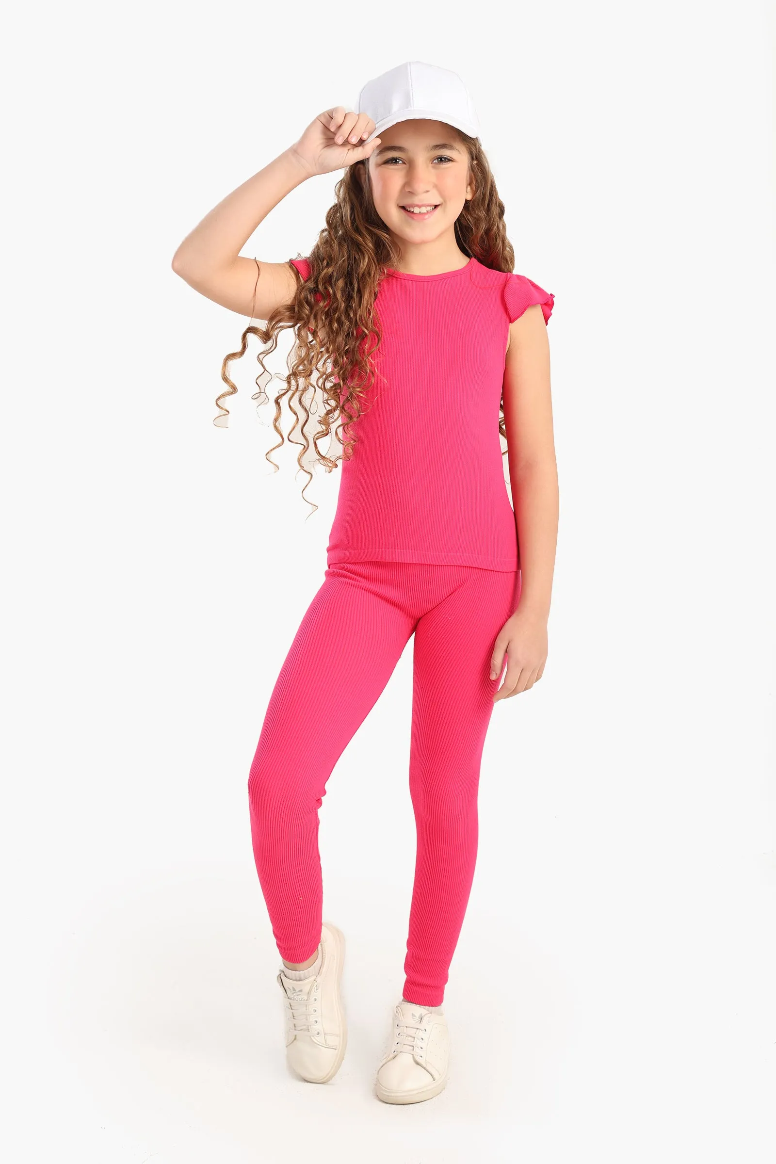 Girly Ribbed Leggings