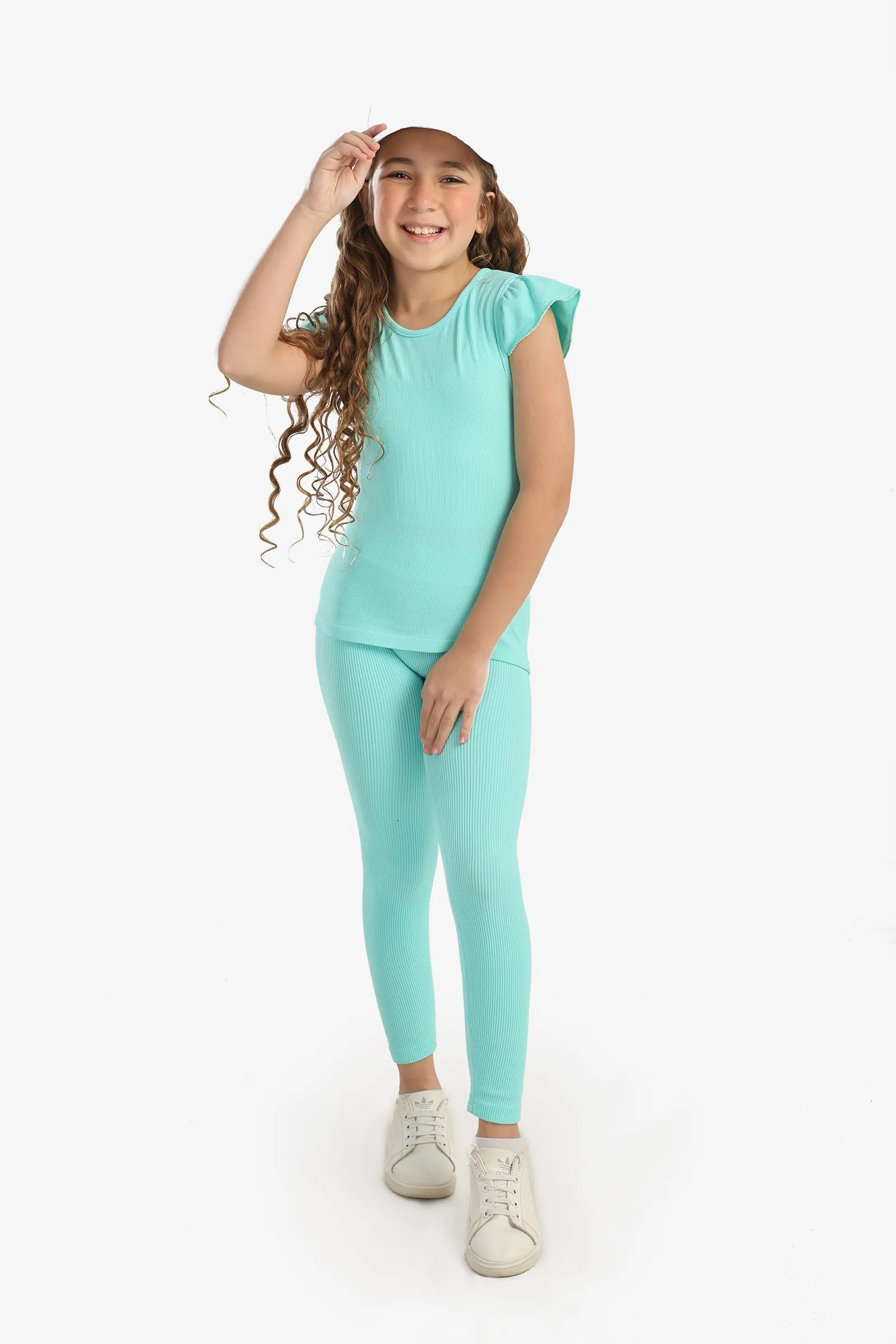 Girly Ribbed Leggings