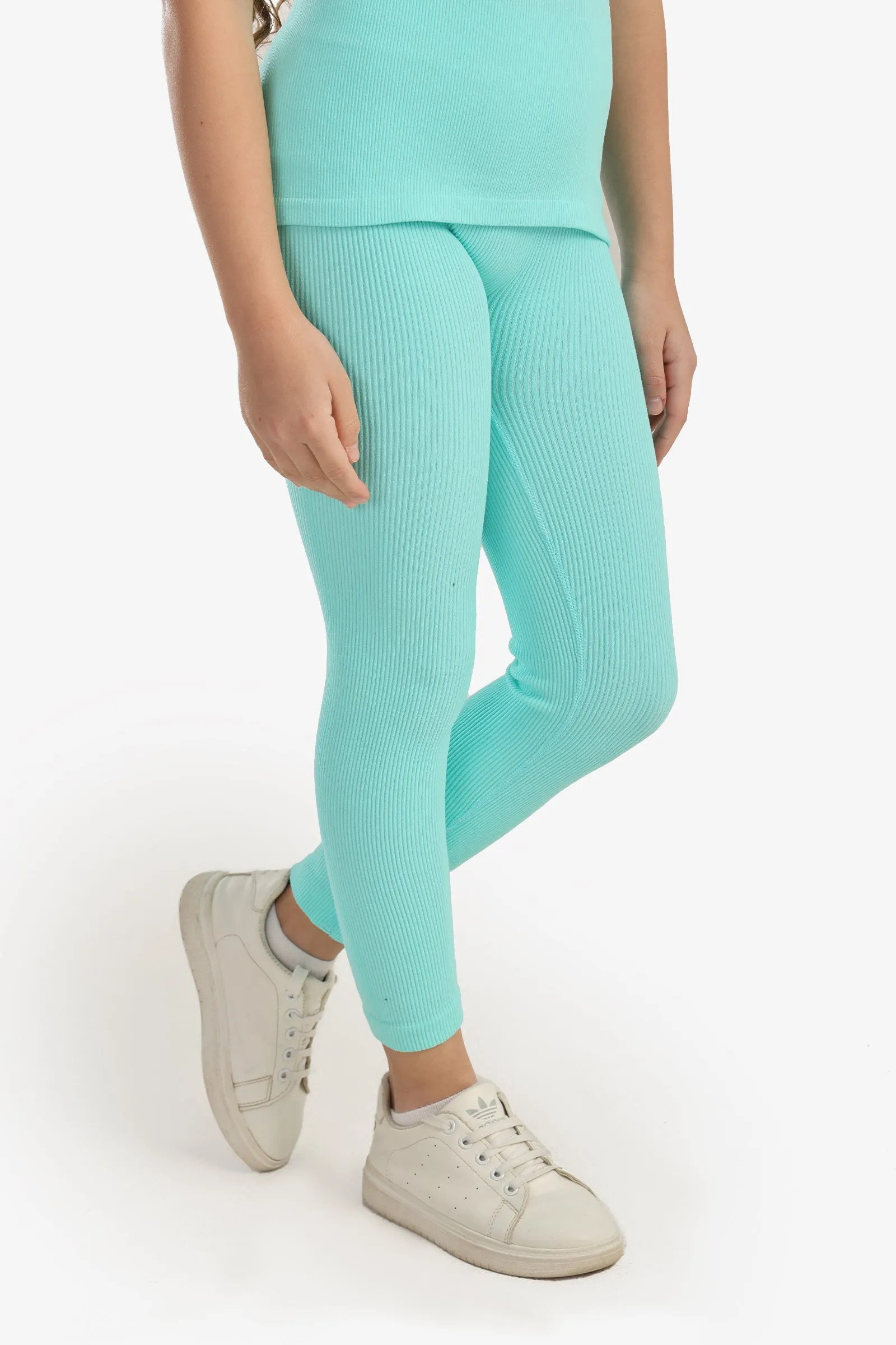 Girly Ribbed Leggings