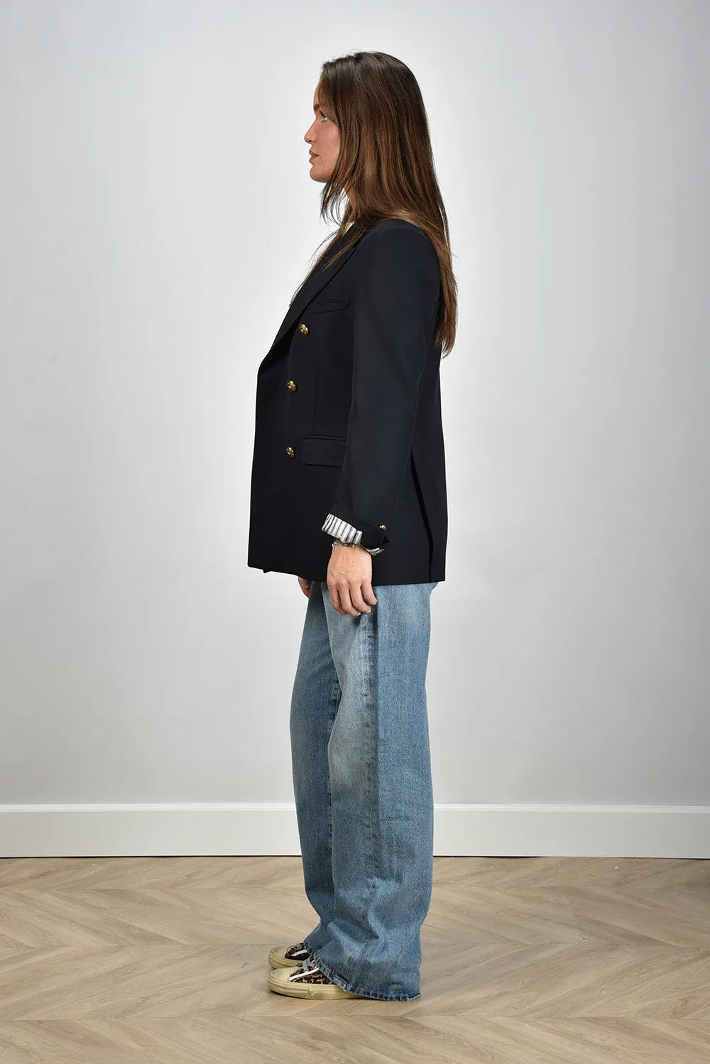 Golden Goose blazer GWP00829.P000619.50486 dark blue