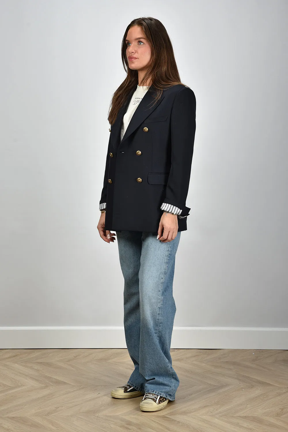 Golden Goose blazer GWP00829.P000619.50486 dark blue
