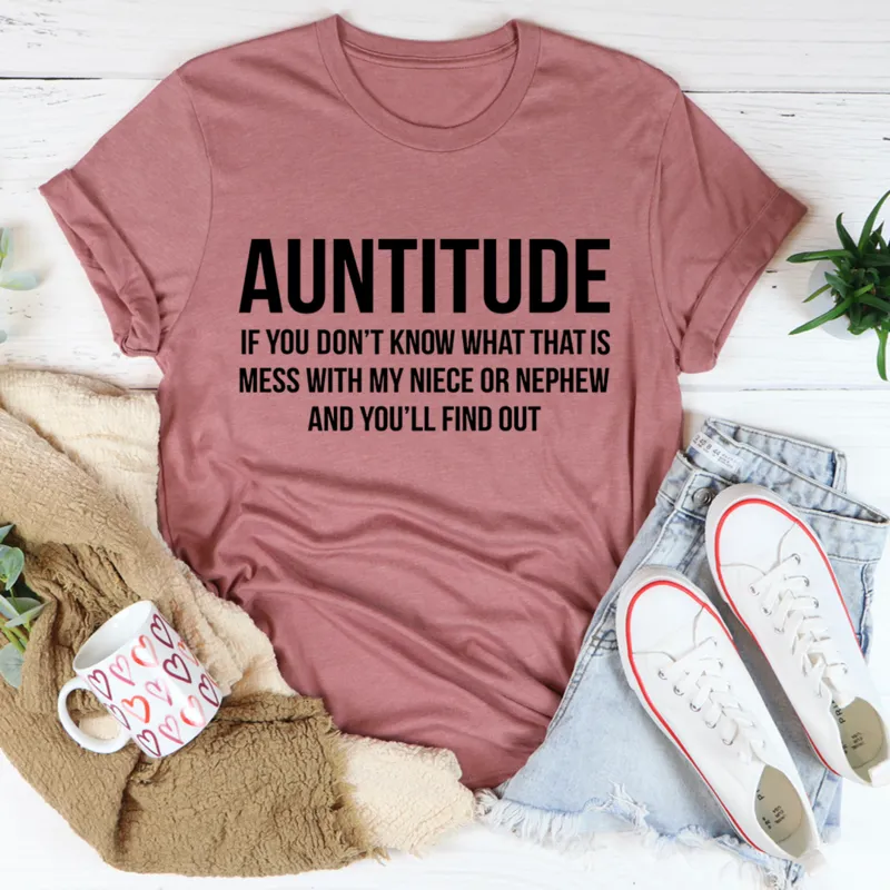 Graphic T-Shirts Auntitude Tee
