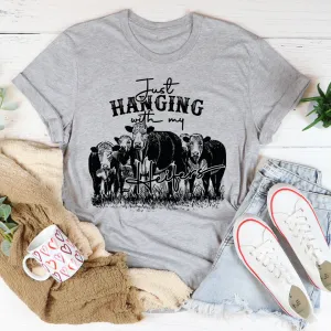 Graphic T-Shirts Just Hanging Out With My Heifers Tee