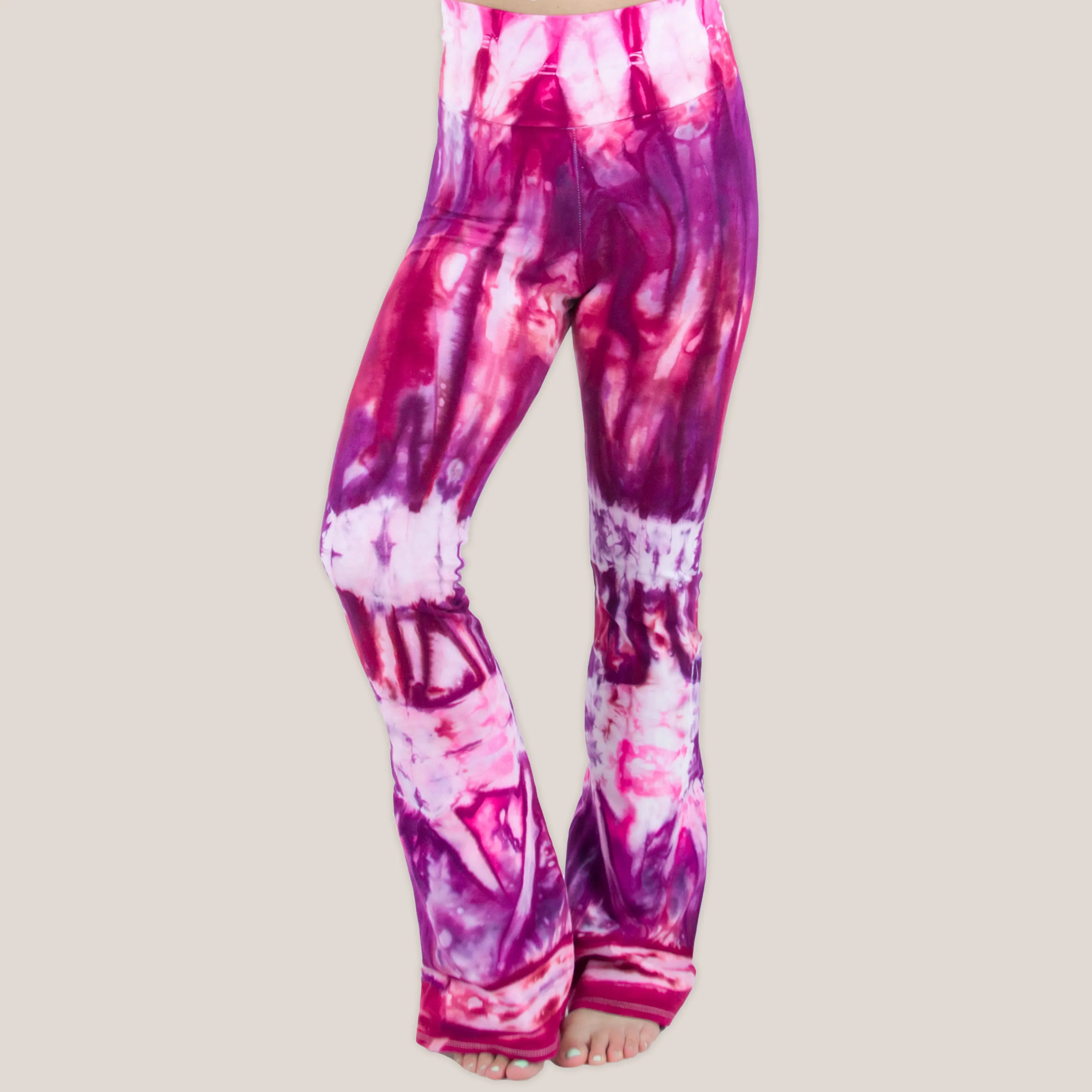 Hawaiian Sunset Tie Dye Yoga Pants