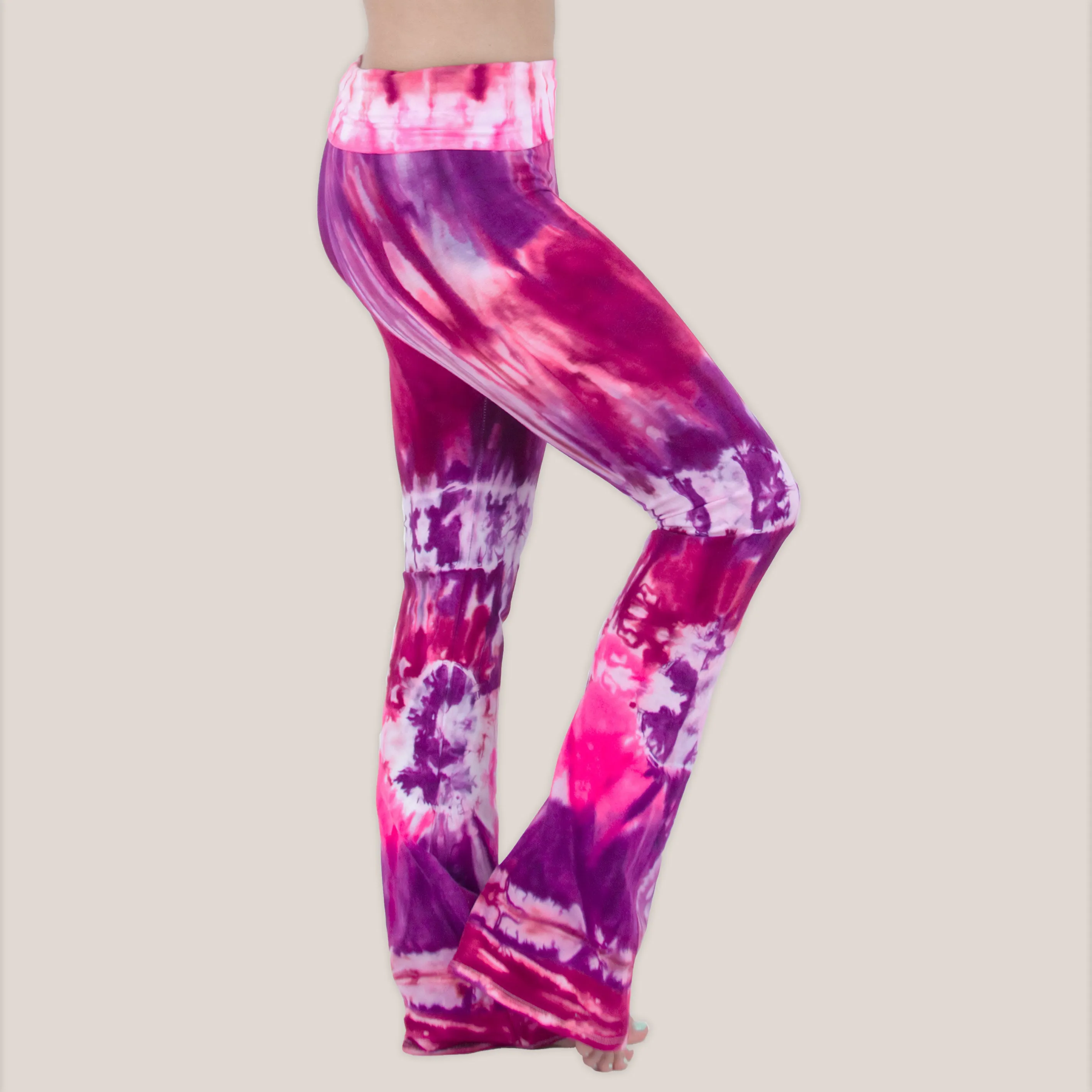 Hawaiian Sunset Tie Dye Yoga Pants