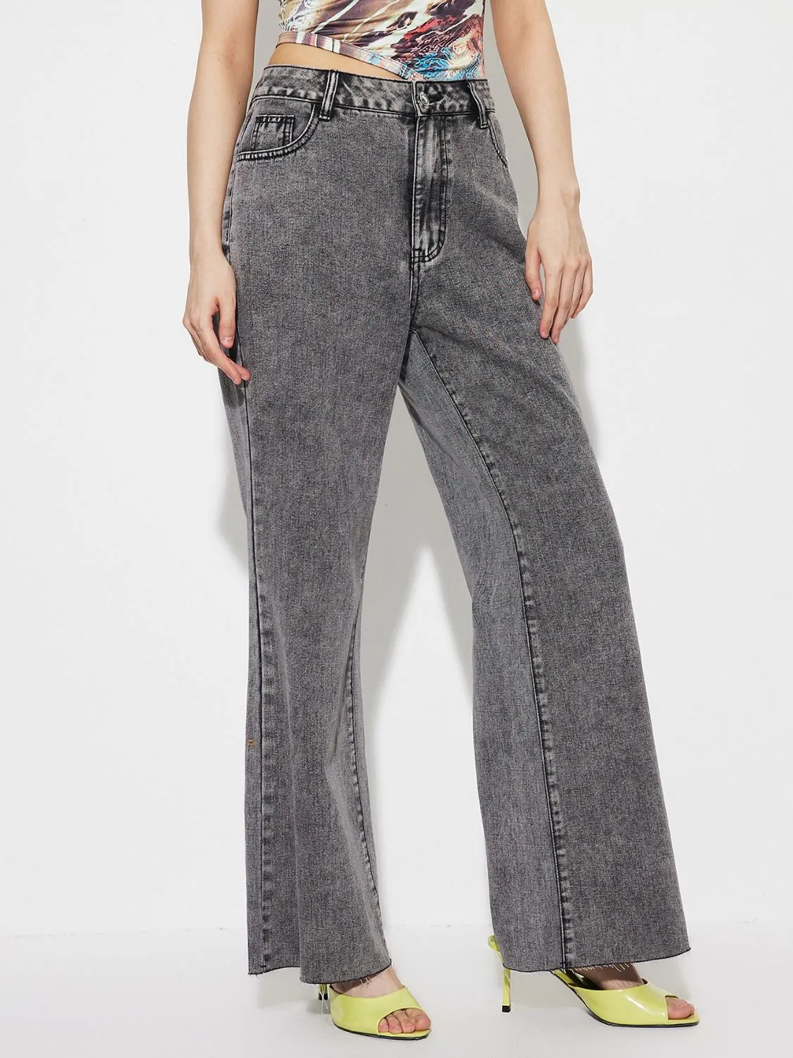 Hazel Blues® |  High Waist Bootcut Jeans with Pockets