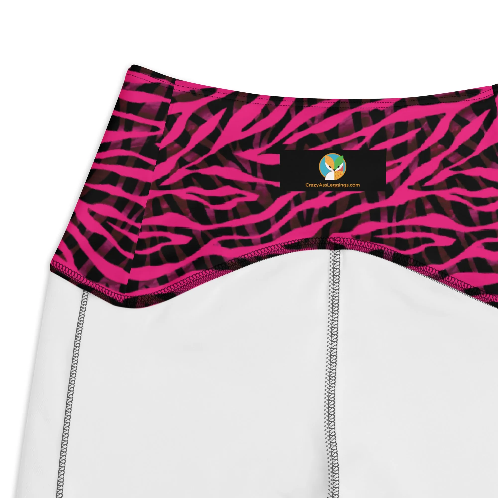 Hot Pink Cheetah and Zebra Leggings with pockets