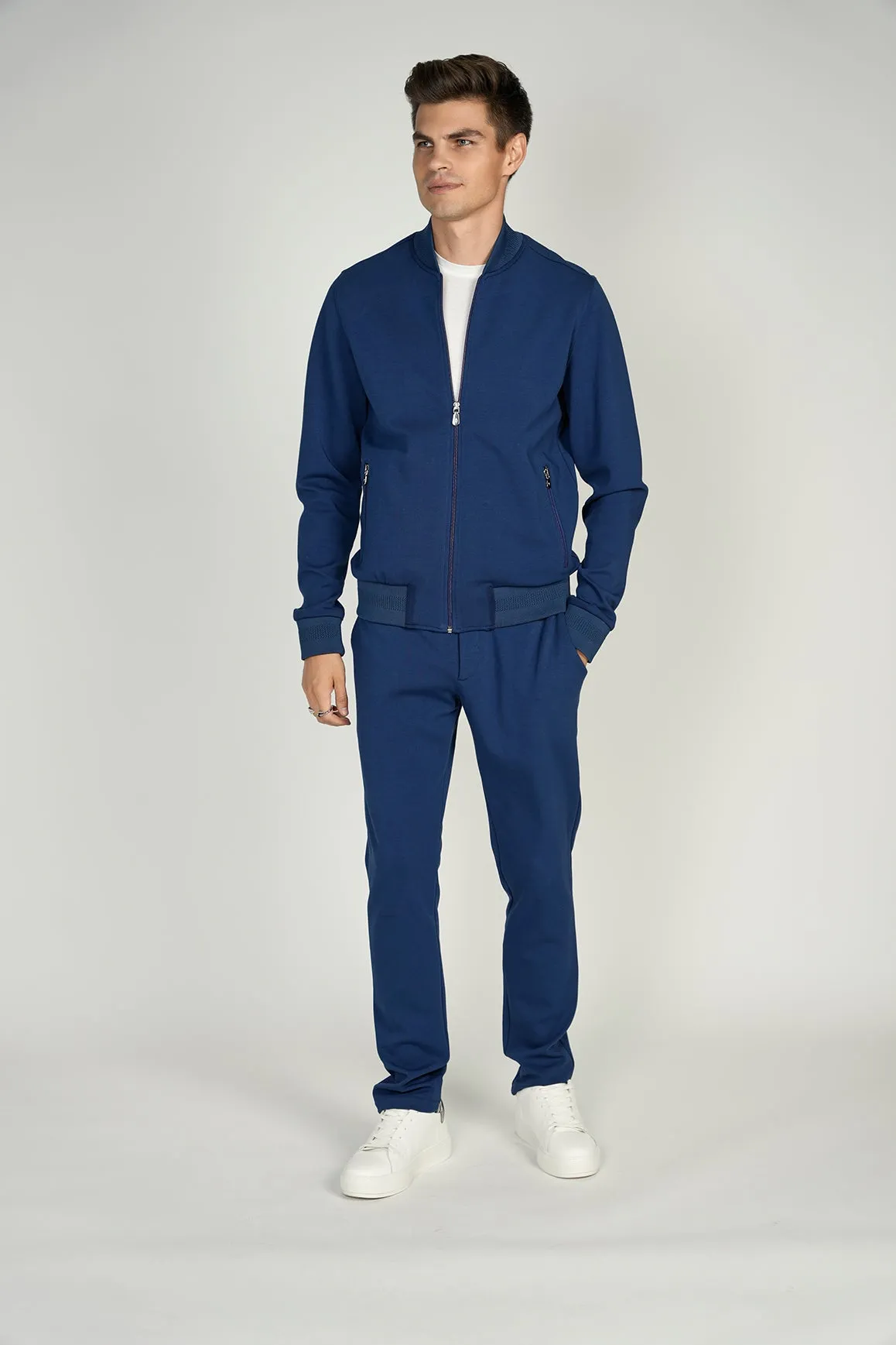 Indigo Bomber Jacket