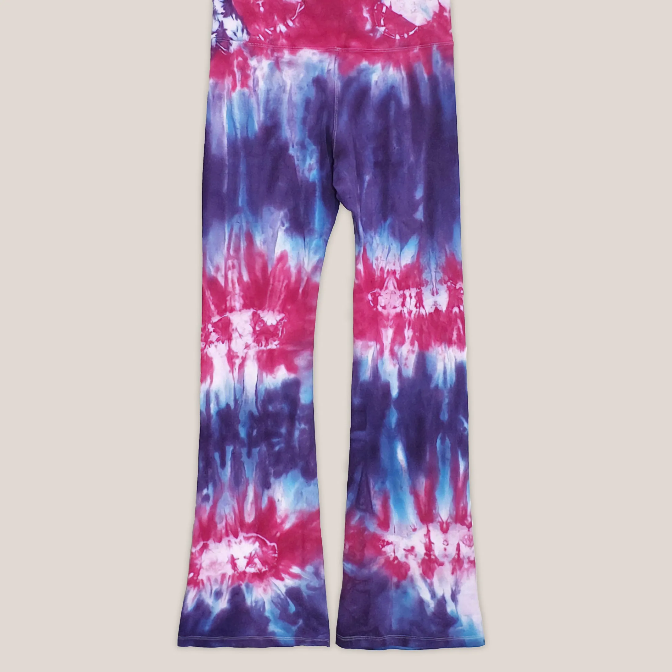 Indigo Rose Tie Dye Yoga Pants