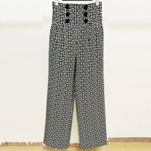 Jacquard Single Button Blazer