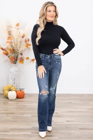 Judy Blue Distressed Hand Sanded Wash Jeans