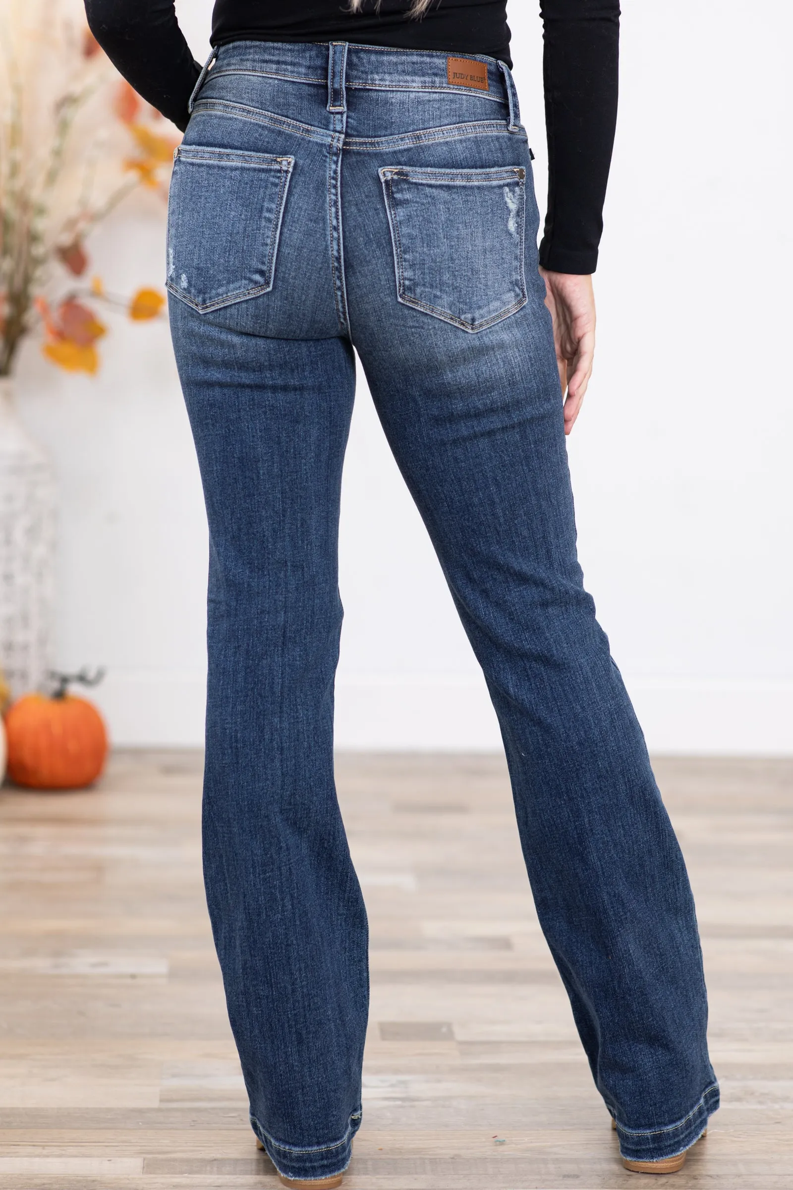 Judy Blue Distressed Hand Sanded Wash Jeans