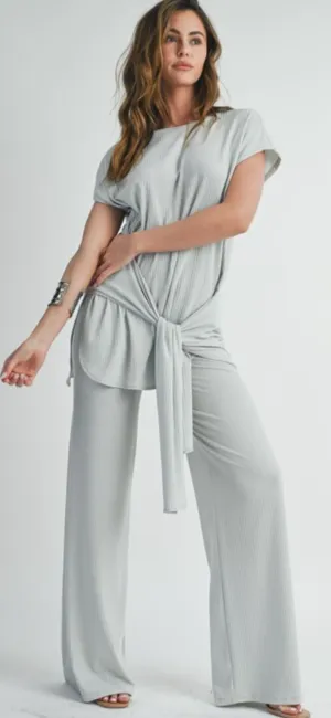 Katy Comfort Tie Up Pants set