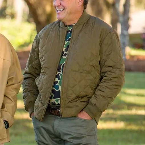 Kevin's Quilted Bomber Jacket