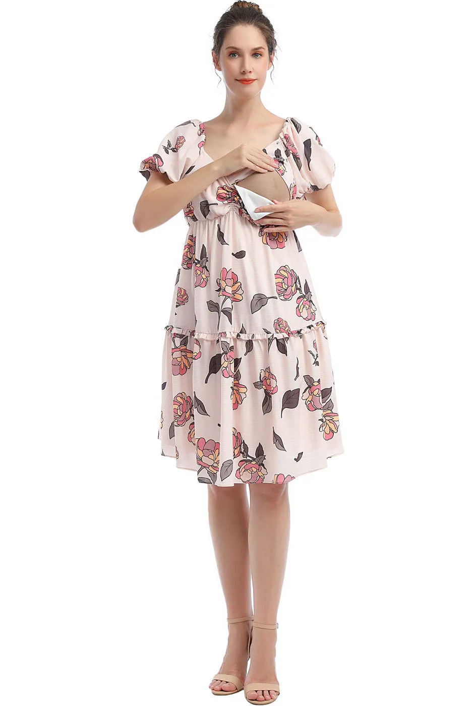 Kimi   Kai Maternity "Anouk" Nursing A-Line Dress