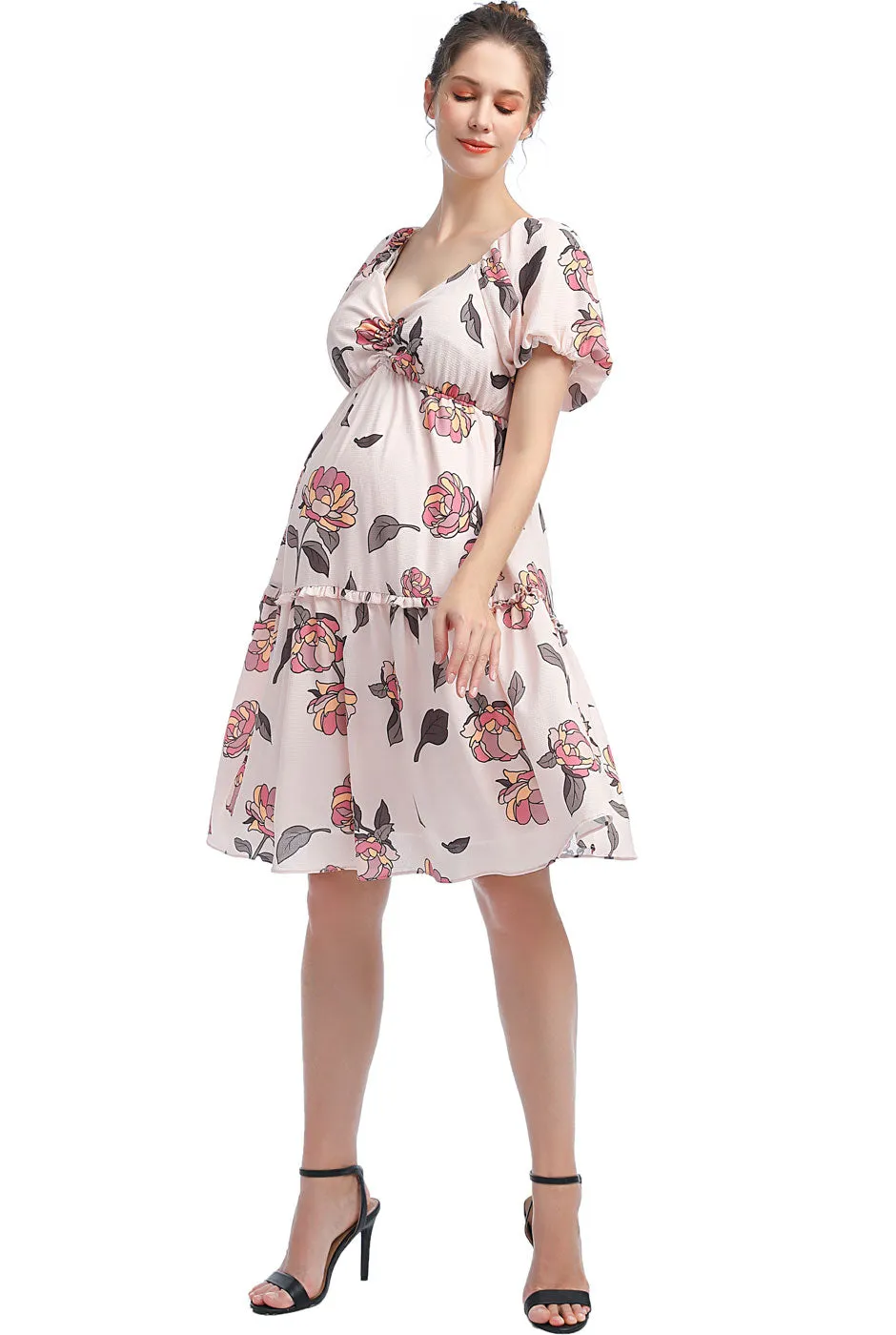 Kimi   Kai Maternity "Anouk" Nursing A-Line Dress