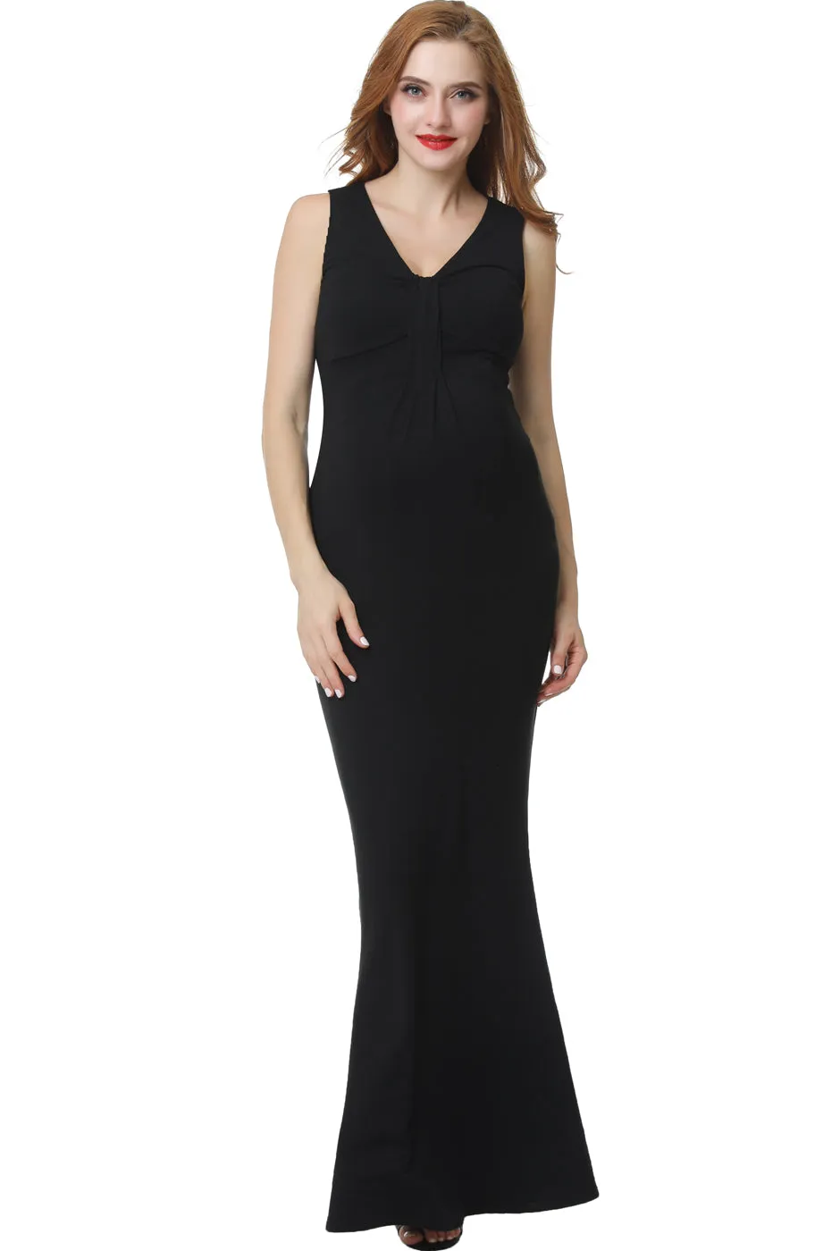 Kimi   Kai Maternity "Edrei" Mermaid Maxi Dress