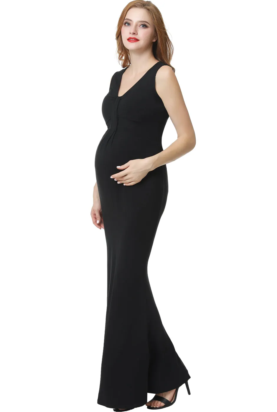 Kimi   Kai Maternity "Edrei" Mermaid Maxi Dress