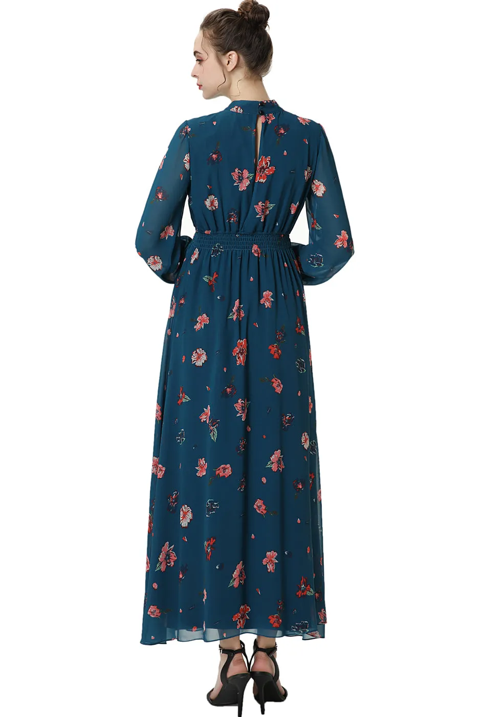 Kimi   Kai Maternity "Finley" Floral Print Maxi Dress