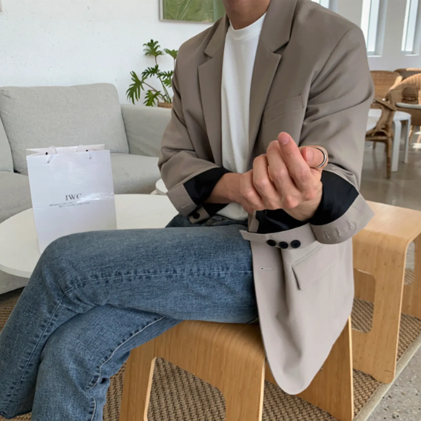 [Korean Style] 3 Colors Long Sleeved Casual Blazer