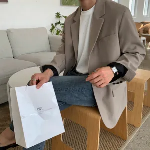 [Korean Style] 3 Colors Long Sleeved Casual Blazer