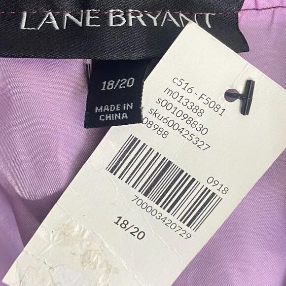 Lane Bryant merlot ruffle trim satin bomber jackets plus size 18/20
