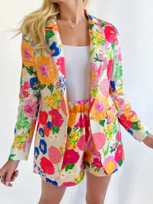 Lanetta Silk Blazer