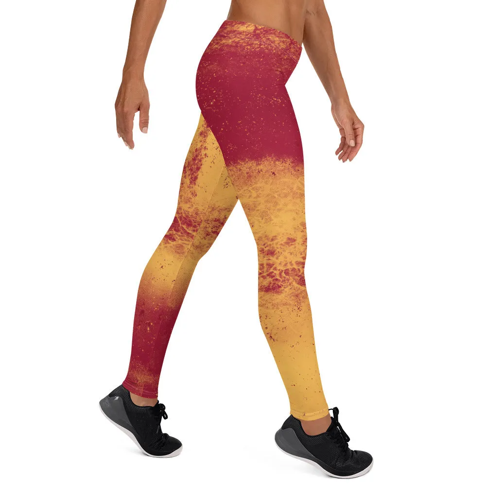 Leggings, Abstract Wrestler