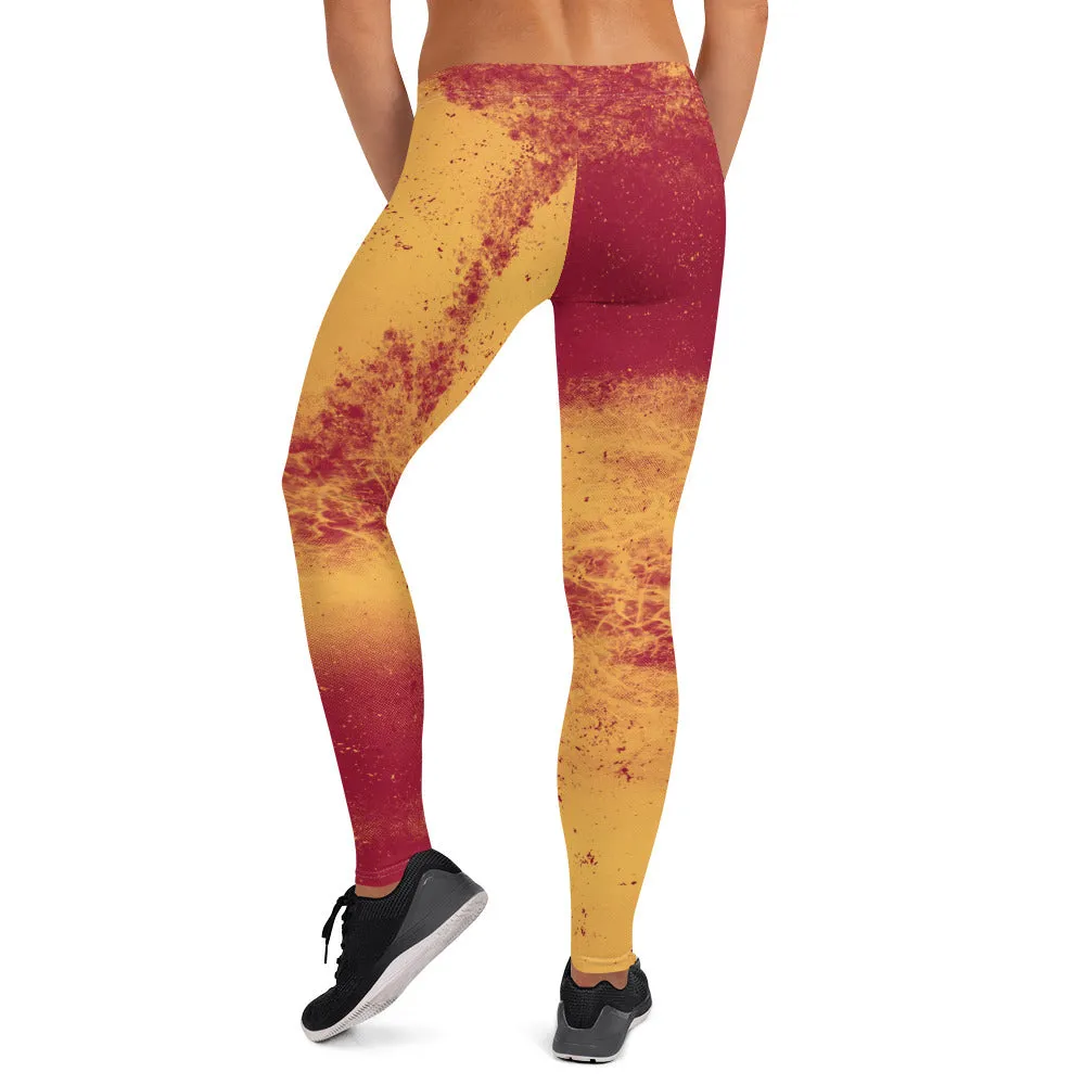 Leggings, Abstract Wrestler