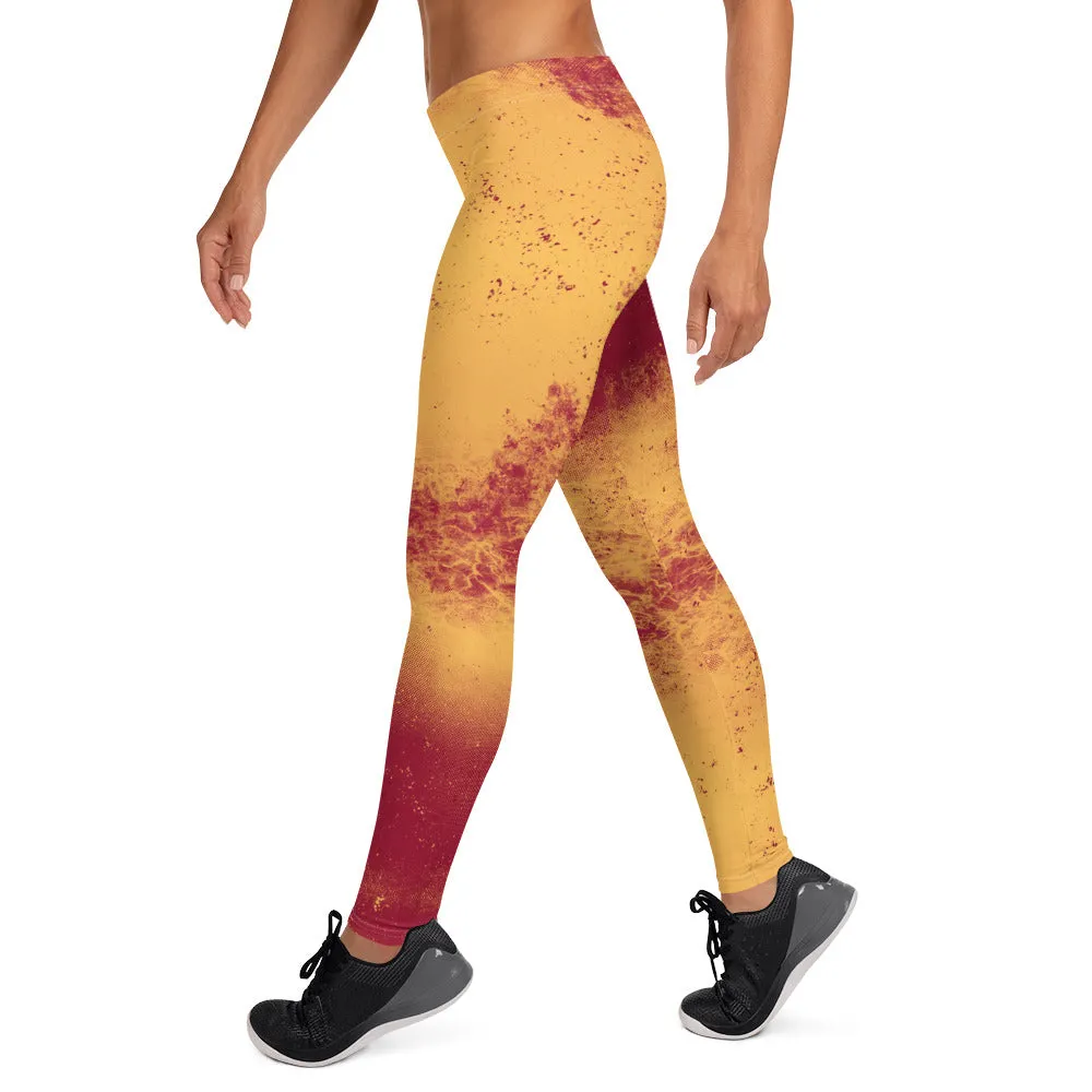 Leggings, Abstract Wrestler