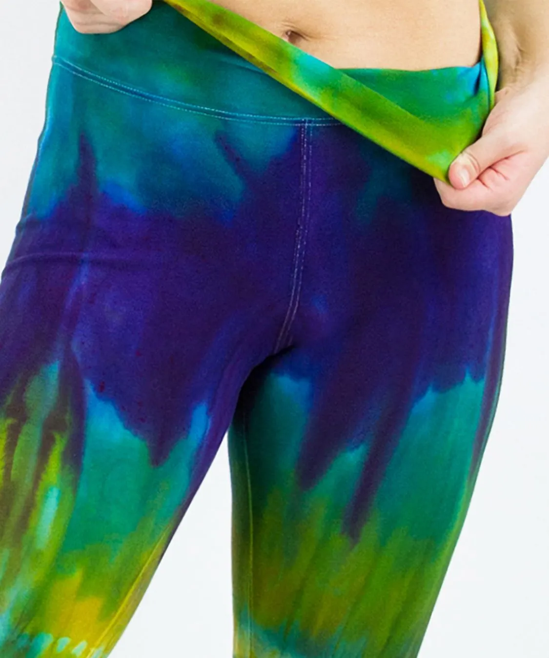 Lightning Burst Tie Dye Yoga Pants
