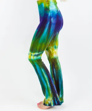 Lightning Burst Tie Dye Yoga Pants