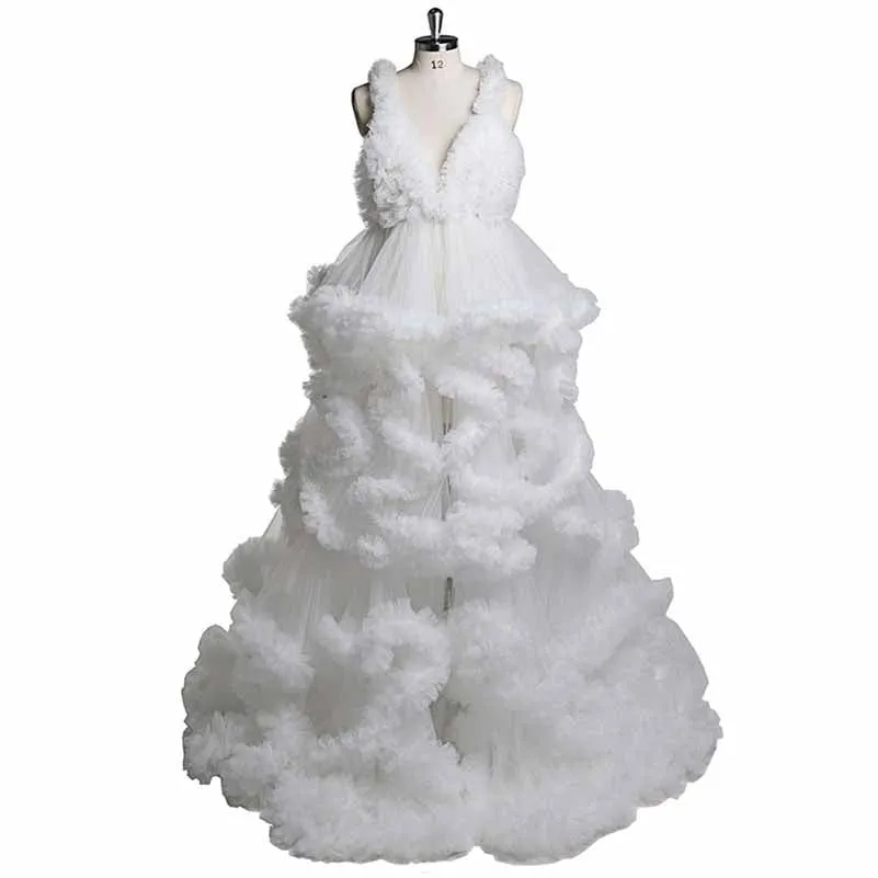 Long pleated dresses ladies photo shoot custom maternity dresses