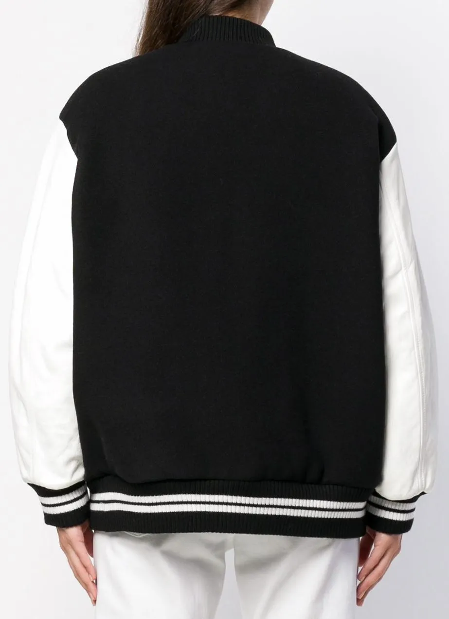 Love Embroidered Bomber Jacket
