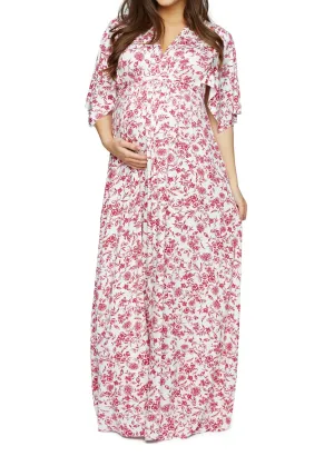 Lover Jardin Long Maternity Caftan Dress