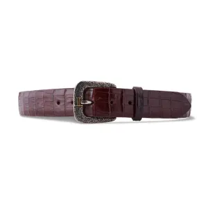 Lucchese Ultra Belly Caiman Belt