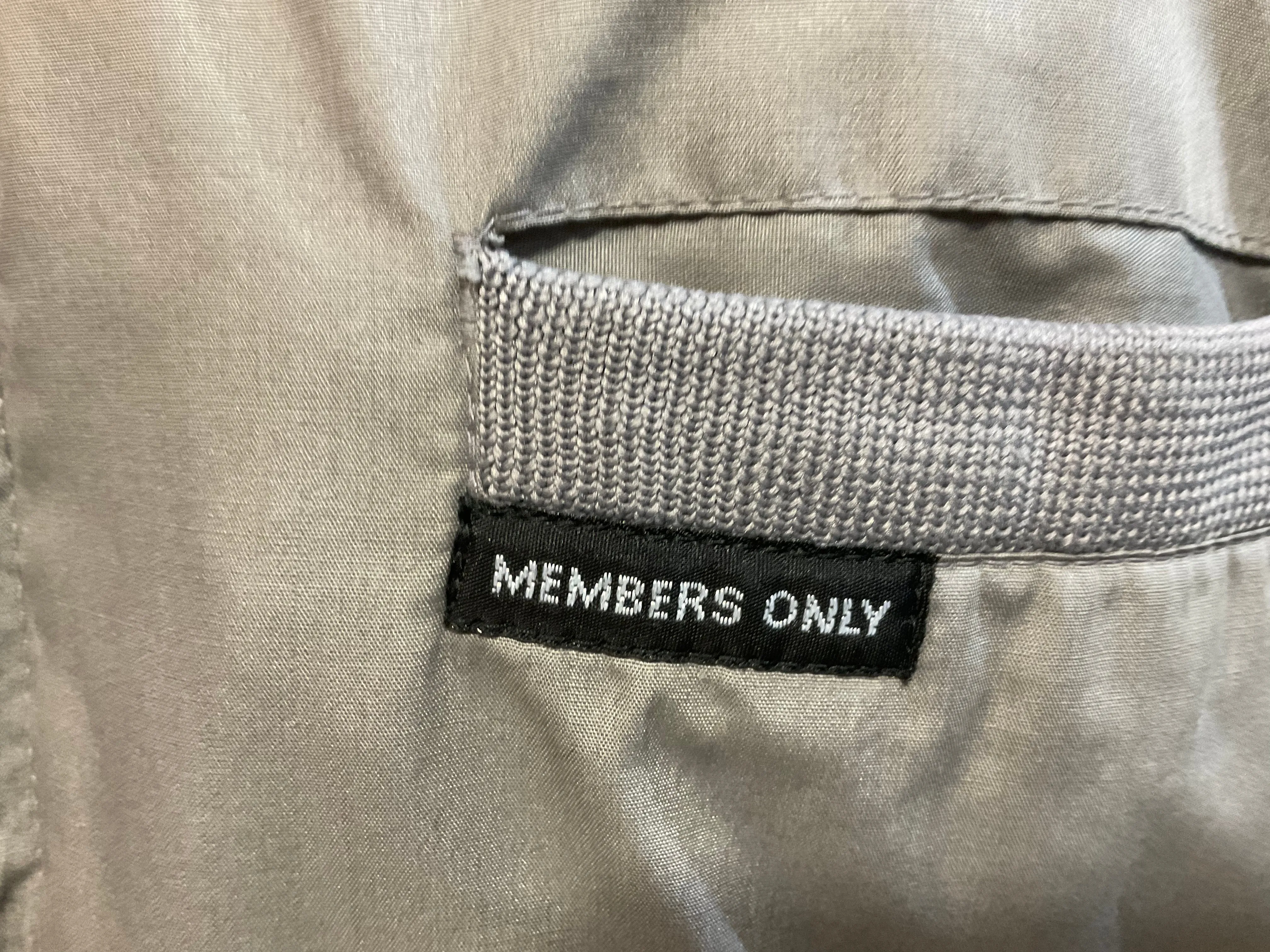Members Only®️ Vintage 1980’s Bomber Windbreaker Mens Jacket