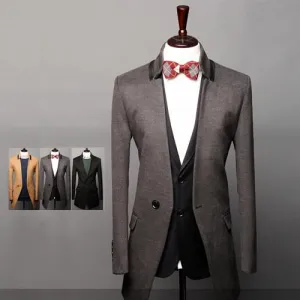 Men's Long Fashion Blazer