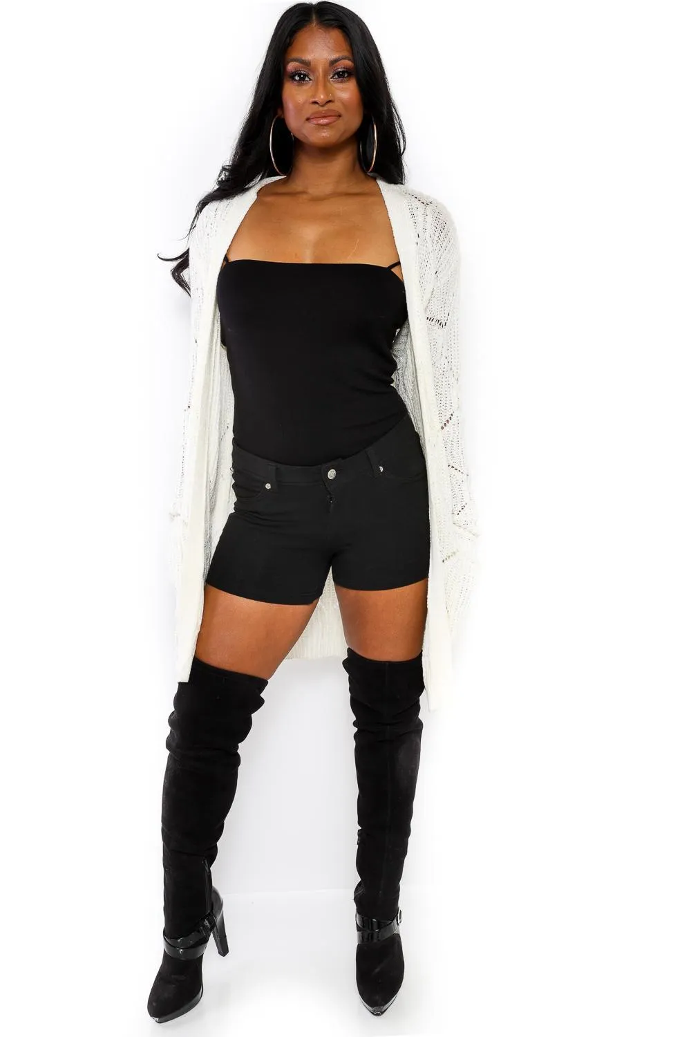 Molly Cardigan white