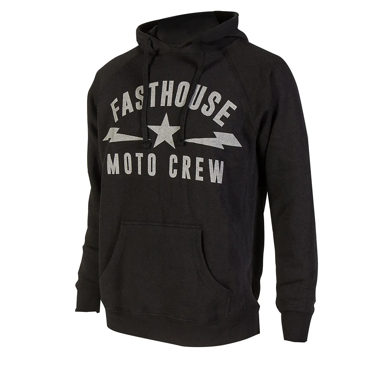 Moto Crew Bolt Pullover Sweatshirt - Black