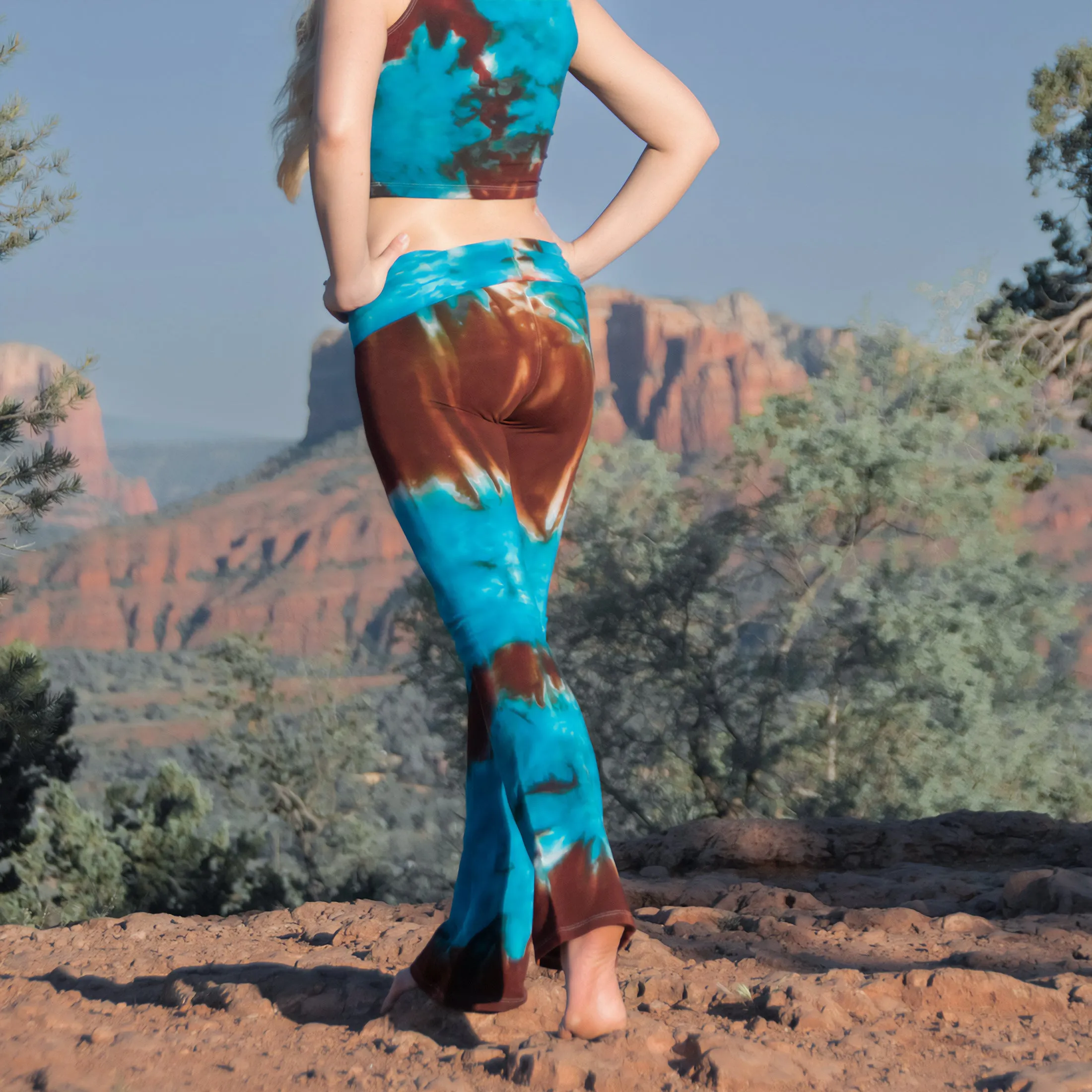 Navajo Jewel Tie Dye Yoga Pants
