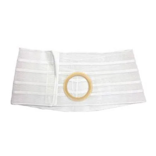 Nu-Form Beige Support Belt 2-5/8" x 3-1/8" Belt Ring 1-1/2" From Bottom 9" Wide 41" - 46" Waist X-Large, Left