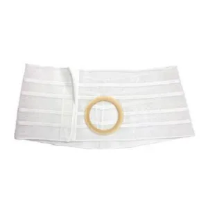 Nu-Form Beige Support Belt 2-5/8" x 3-1/8" Belt Ring 1-1/2" From Bottom 9" Wide 41" - 46" Waist X-Large, Left