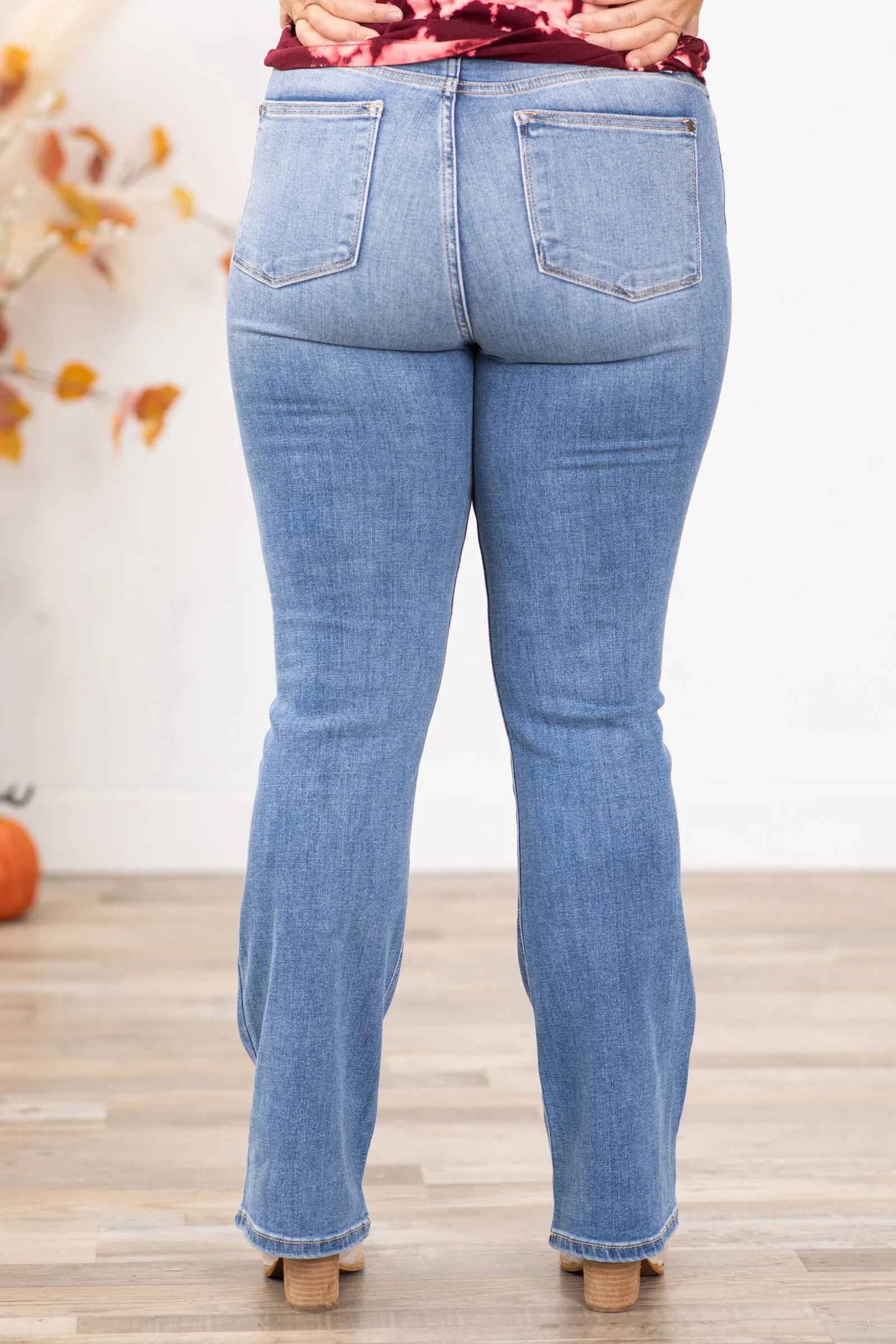 OLD PRODUCT Judy Blue Classic Wash Bootcut Jeans