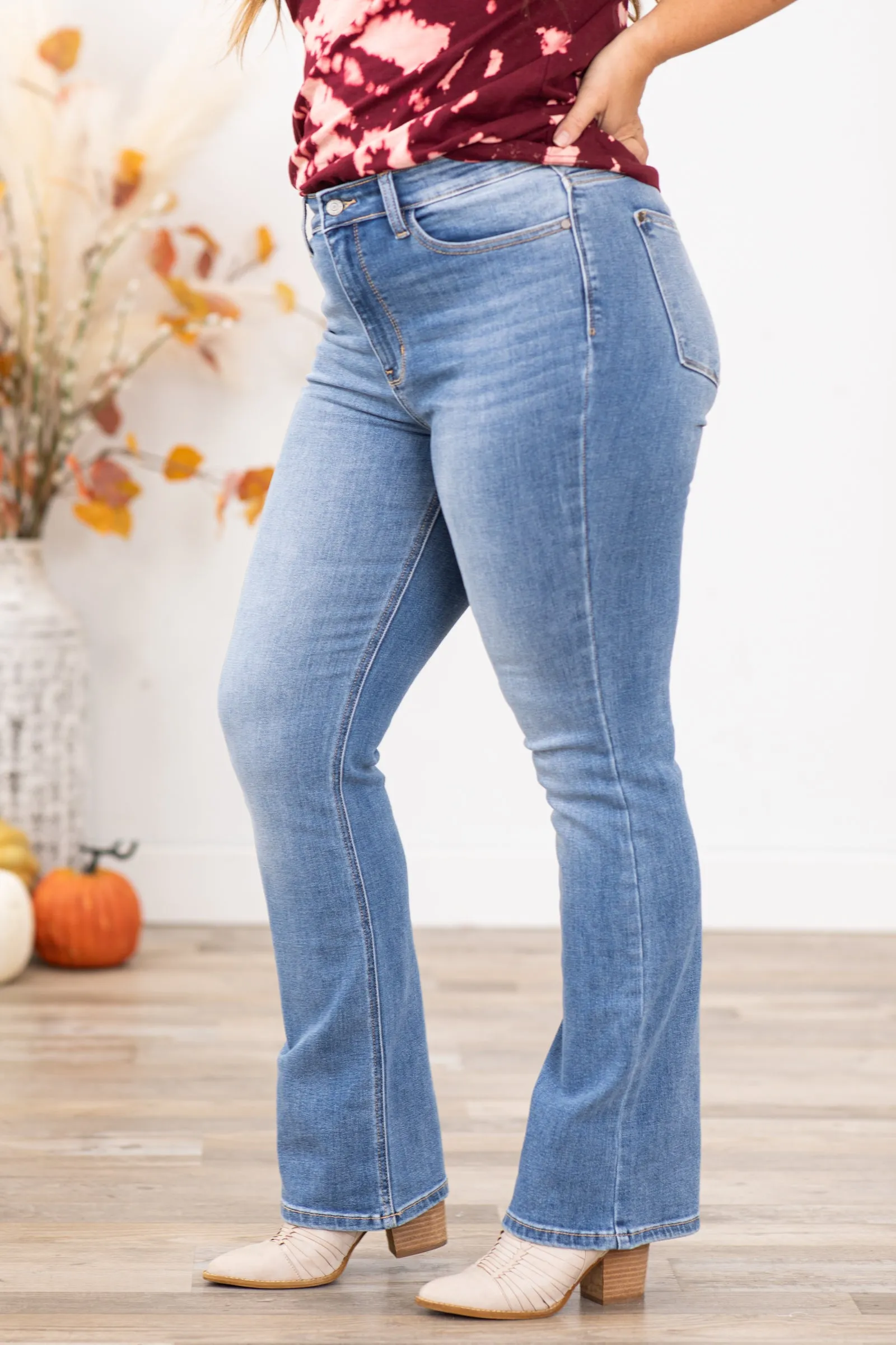 OLD PRODUCT Judy Blue Classic Wash Bootcut Jeans