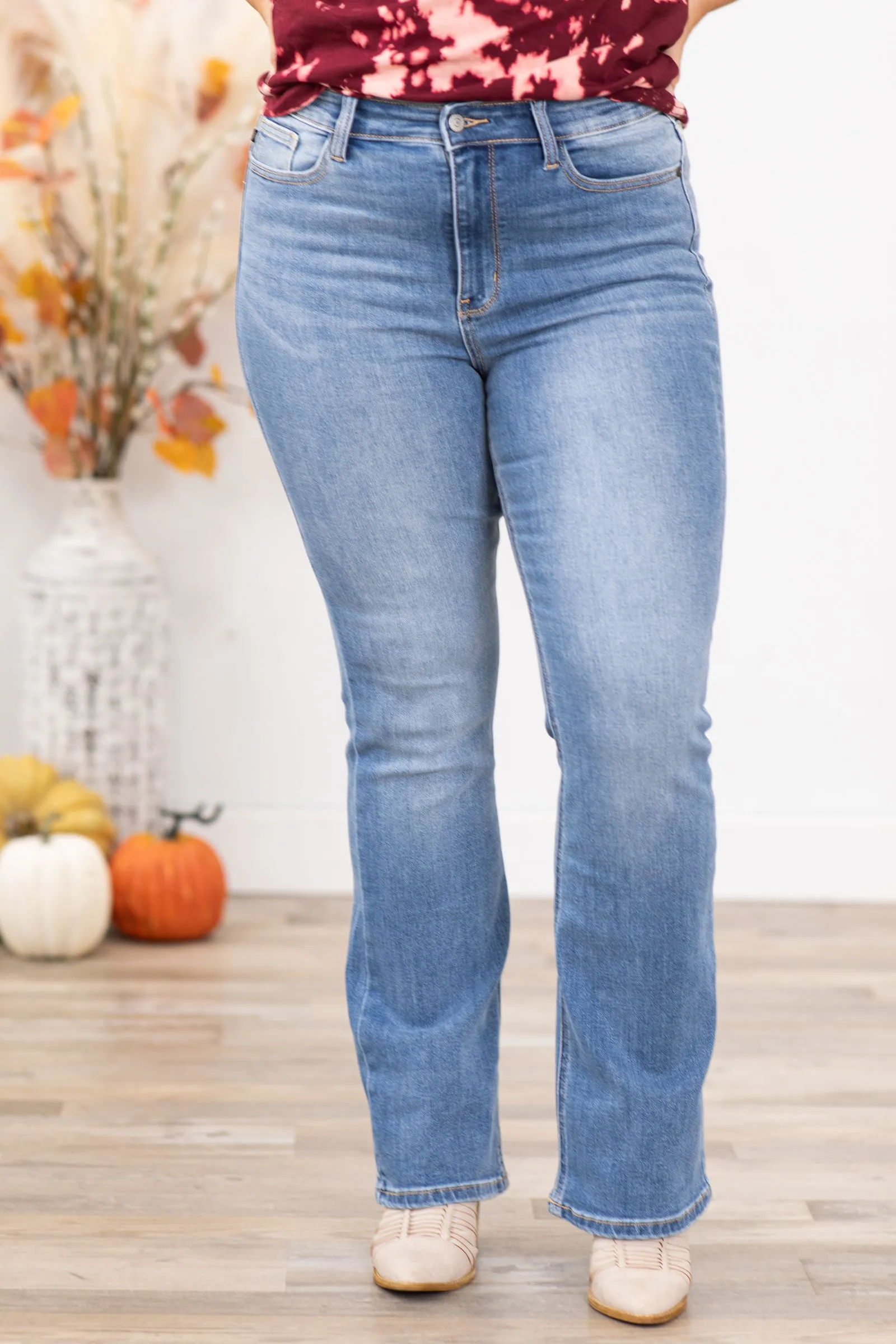 OLD PRODUCT Judy Blue Classic Wash Bootcut Jeans