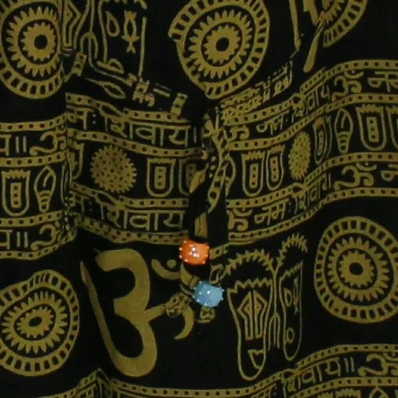Om Peace Symbol High Waist Bootcut Yoga Pants