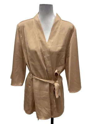 Orange Tie Front Kimono