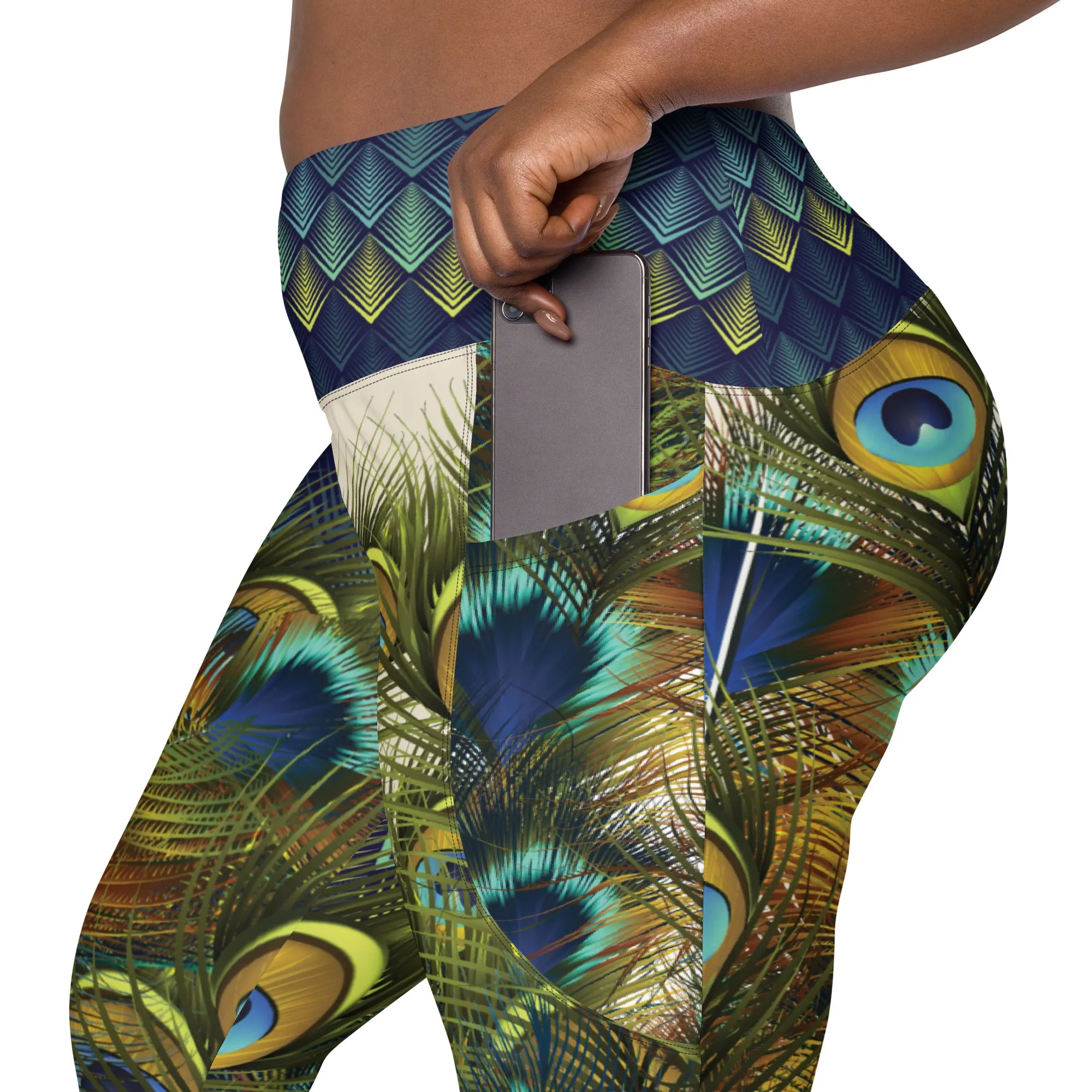Peacock Leggings with pockets